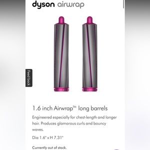 1.6” Dyson Airwrap long barrels